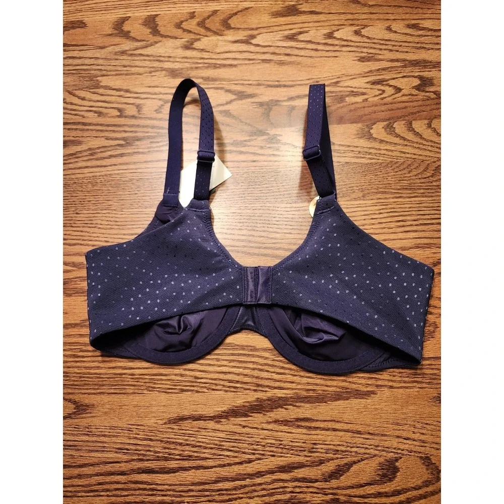 Wacoal Back Appeal‎ Smoothing Underwire Bra, Eclipse, Size 34D #855303 MRSP $72